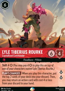 Lyle Tiberius Rourke, Crystallized Commander (foil) (borderless) - Wilds Unknown