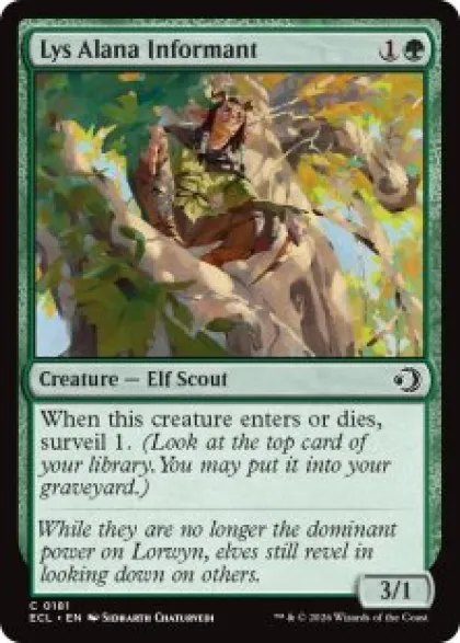 Lys Alana Informant (foil) - Lorwyn Eclipsed