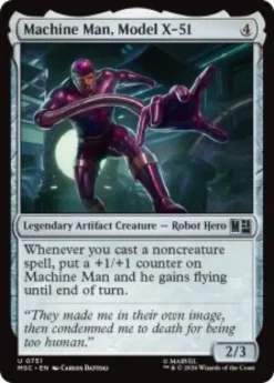 Machine Man, Model X-51 (foil) - Marvel Super Heroes Commander