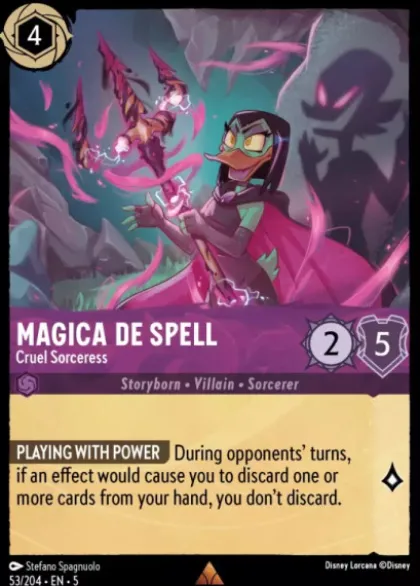 Magica De Spell, Cruel Sorceress (foil) - Shimmering Skies