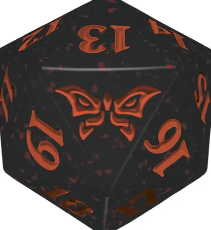 Magic: The Gathering - Duskmourn: House of Horror Spindown Die D20
