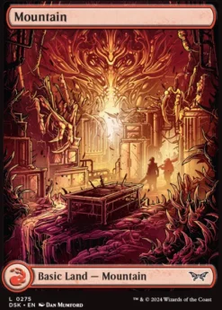 Magic: The Gathering - Duskmourn: House of Horror Foil Full Art Basic Land Pack (20 cards)