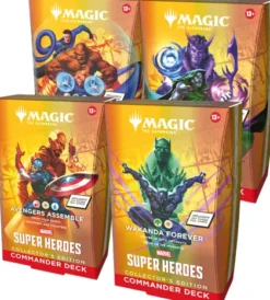 Magic: The Gathering - Marvel Super Heroes Collector's Edition Commander Deck (set van 4)