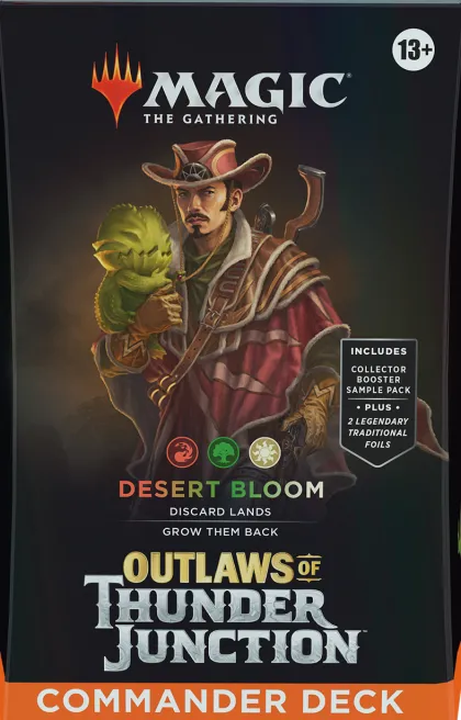 Magic: The Gathering - Outlaws of Thunder Junction Commander Deck: Desert Bloom