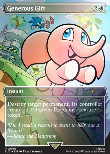 Magic: The Gathering - Secret Lair Drop Series: Secret Lair x Sonic: Chasing Adventure (foil)