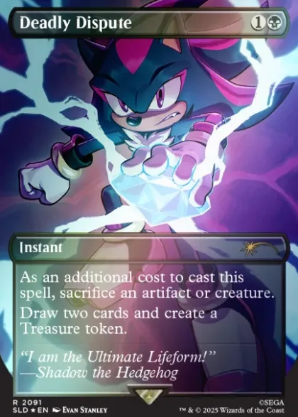 Magic: The Gathering - Secret Lair Drop Series: Secret Lair x Sonic: Chasing Adventure (foil)