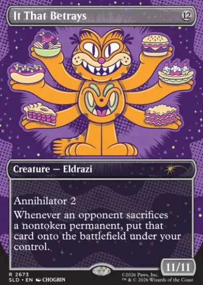 Magic: The Gathering - Secret Lair Drop Series: Cats are the Best: Secret Lair x Garfield: Our Only Thought is to Entertain You