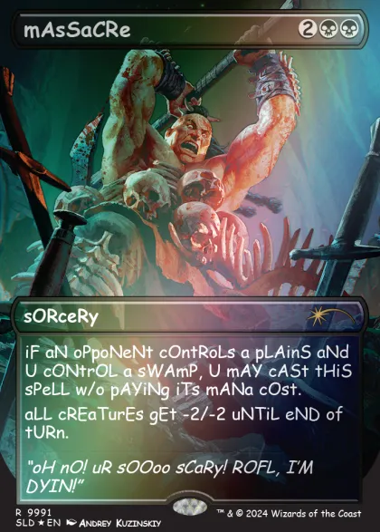 Magic: The Gathering - Secret Lair Drop Series: sAnS mERcY (foil)