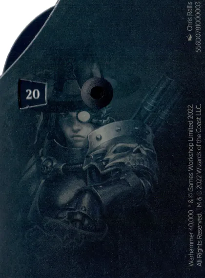 Magic: The Gathering - Warhammer 40,000 Life Wheel: Forces of the Imperium Collector's Edition