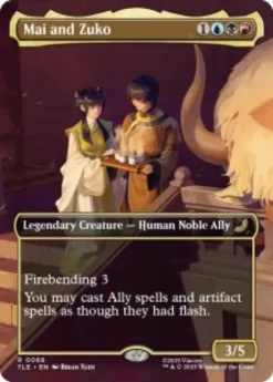 Mai and Zuko (borderless) - Avatar: The Last Airbender Eternal Varianten