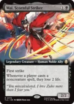 Mai, Scornful Striker (foil) (extended art) - Avatar: The Last Airbender Varianten