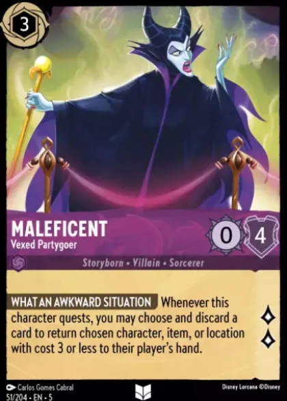 Maleficent, Vexed Partygoer - Shimmering Skies