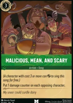 Malicious, Mean, and Scary (foil) - Whispers in the Well