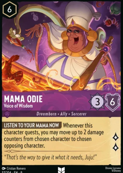Mama Odie, Voice of Wisdom (foil) - Fabled