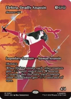 Massacre Girl (#67) (foil) (borderless) - Marvel