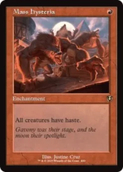 Mass Hysteria (foil) (showcase) - Innistrad Remastered Varianten