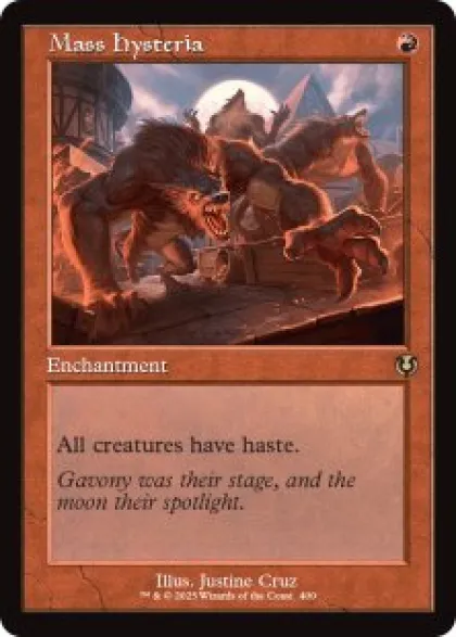 Mass Hysteria (foil) (showcase) - Innistrad Remastered Varianten