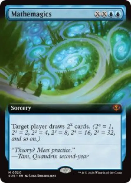 Mathemagics (#320) (extended art) - Secrets of Strixhaven Varianten