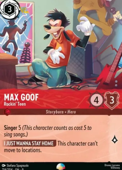 Max Goof, Rockin' Teen (foil) (borderless) - Fabled