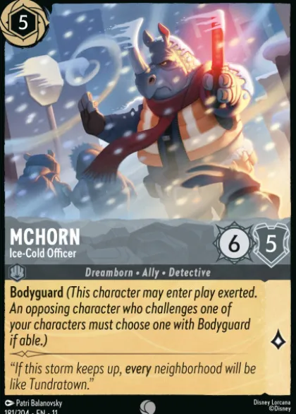 McHorn, Ice-Cold Officer - Winterspell