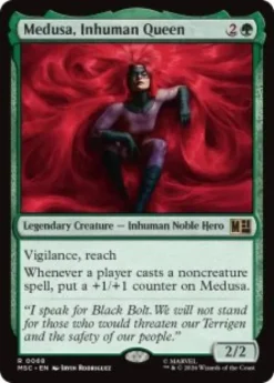 Medusa, Inhuman Queen (surge foil) - Marvel Super Heroes Commander