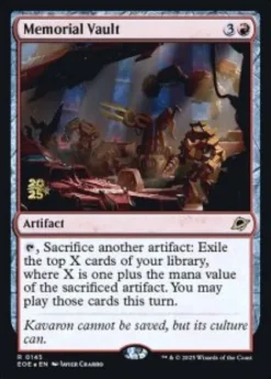 Memorial Vault (foil) - Edge of Eternities prerelease Promo's