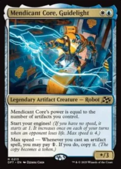 Mendicant Core, Guidelight (foil) - Aetherdrift Planeswalker Stamped