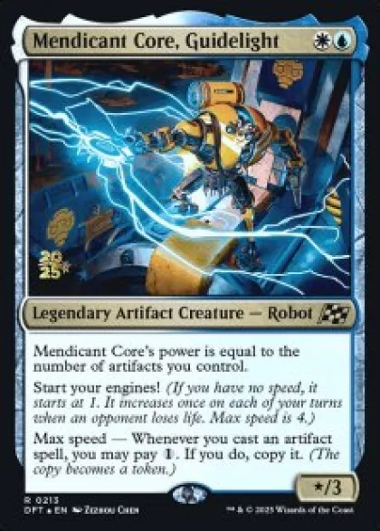 Mendicant Core, Guidelight (foil) - Aetherdrift Prerelease Promo's