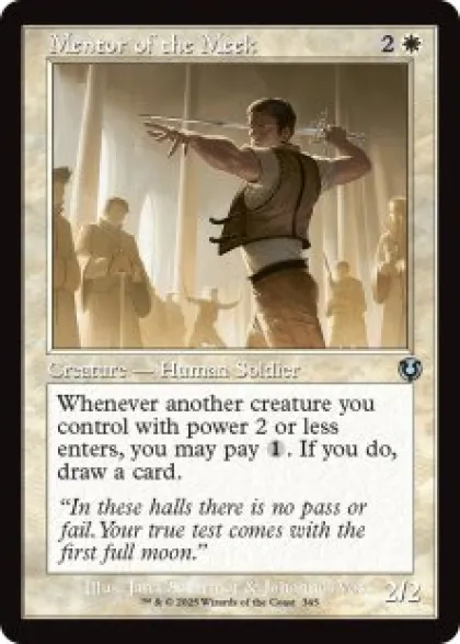 Mentor of the Meek (showcase) - Innistrad Remastered Varianten