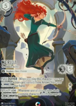 Merida, Formidable Archer (foil) (borderless) - Wilds Unknown