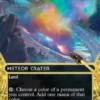 Meteor Crater (#26) (foil) (borderless) - Edge of Eternities Stellar Sights