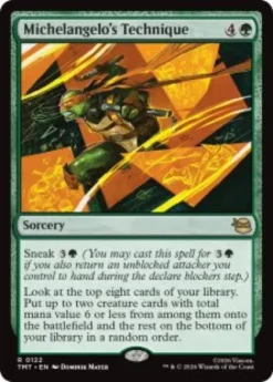 Michelangelo's Technique (foil) - Teenage Mutant Ninja Turtles