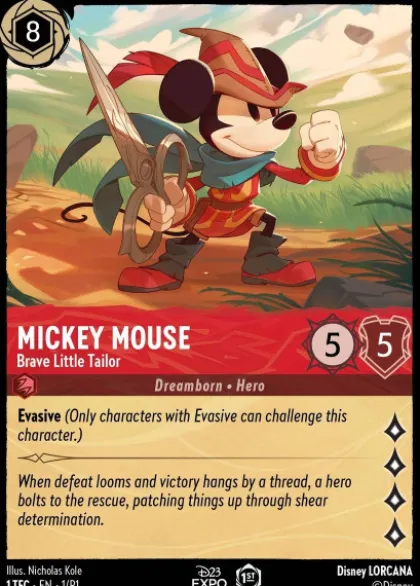 Mickey Mouse, Brave Little Tailor - Promo Set 1