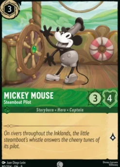 Mickey Mouse, Steamboat Pilot (foil) - Fabled