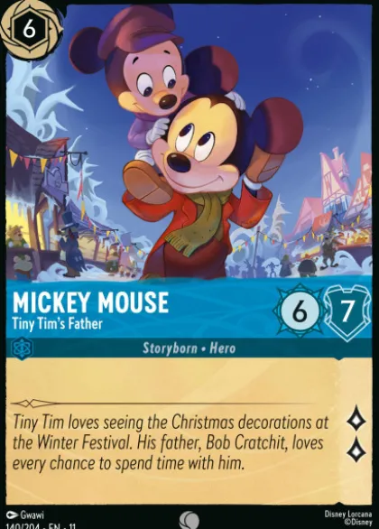 Mickey Mouse, Tiny Tim's Father - Winterspell