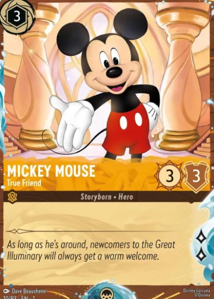 Mickey Mouse, True Friend (foil) - Promo Set 3