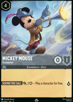 Mickey Mouse, Trumpeter (foil) - Fabled