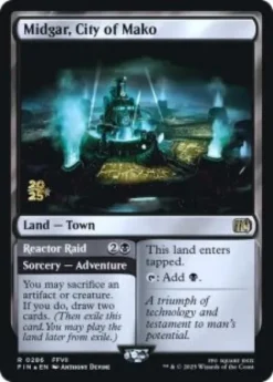 Midgar, City of Mako (foil) - Final Fantasy Prerelease Promo's