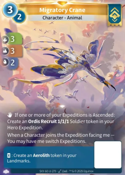 Migratory Crane (U-275) - skybound unique