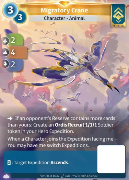 Migratory Crane (U-1696) - skybound unique