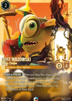 Mike Wazowski, Heroic Climber (foil) (borderless) - Attack of the Vine!