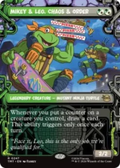 Mikey & Leo, Chaos & Order (#247) (showcase) - Teenage Mutant Ninja Turtles Varianten