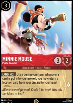 Minnie Mouse, Pirate Lookout (foil) - Promo Set 2
