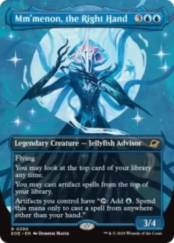 Mm'menon, the Right Hand (foil) (borderless) - Edge of Eternities Varianten
