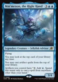 Mm'menon, the Right Hand (foil) - Edge of Eternities Planeswalker Stamped