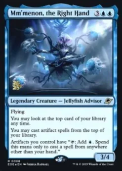 Mm'menon, the Right Hand (foil) - Edge of Eternities prerelease Promo's