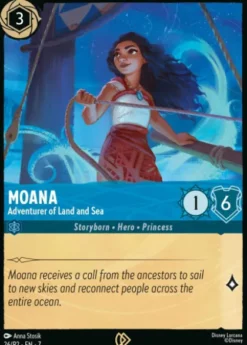 Moana, Adventurer of Land and Sea (foil) - Promo Set 2