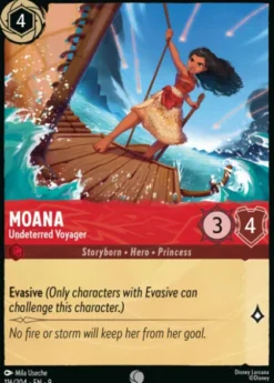 Moana, Undeterred Voyager (foil) - Fabled
