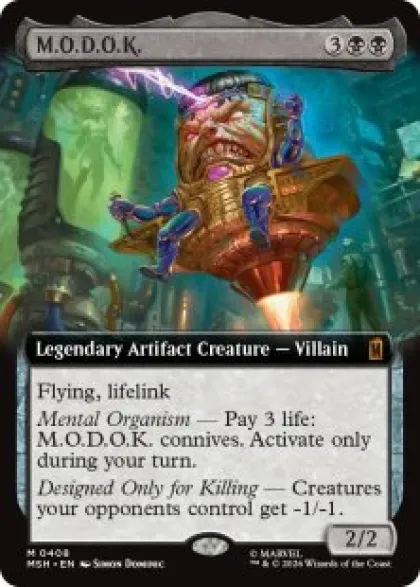 M.O.D.O.K. (foil) (extended art) - Marvel Super Heroes Varianten