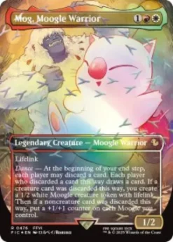 Mog, Moogle Warrior (#476) (foil) (borderless) - Final Fantasy Commander Varianten